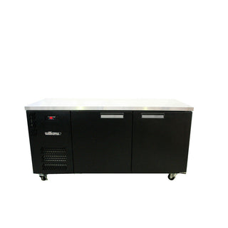 Williams Boronia 2 Solid Door Fridge - Black HB2USBHC