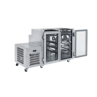 Williams Glass Chiller - Two Door Self Contained Glass Chiller Slimline with two shelves and right hand services FGC2U-R