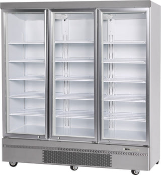 Snowman Three Glass Door Bottom Mounted Fridge Q1500RWB