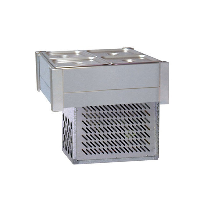 Refrigerated Bain Marie 4 x 1/2 size, pans not included, double row- Roband RB-BR22