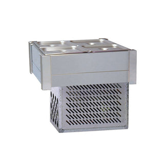 Refrigerated Bain Marie 4 x 1/2 size, pans not included, double row- Roband RB-BR22