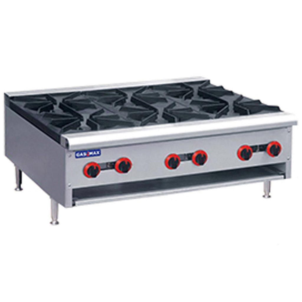 Gas Cook Top 6 Burner With Flame Failure - GasMax RB-6E