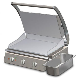 Grill Station 8 slice, smooth plates, 13 Amp- Roband RB-GSA815S