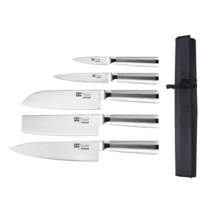 Tsuki 5 Piece Series 8 Knife Set and Wallet- Vogue SA459