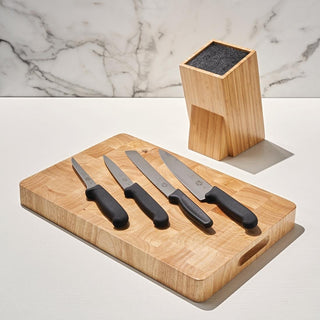 Prep Like a Pro 3-Piece Knife Set with Knife Block- Vogue SA645