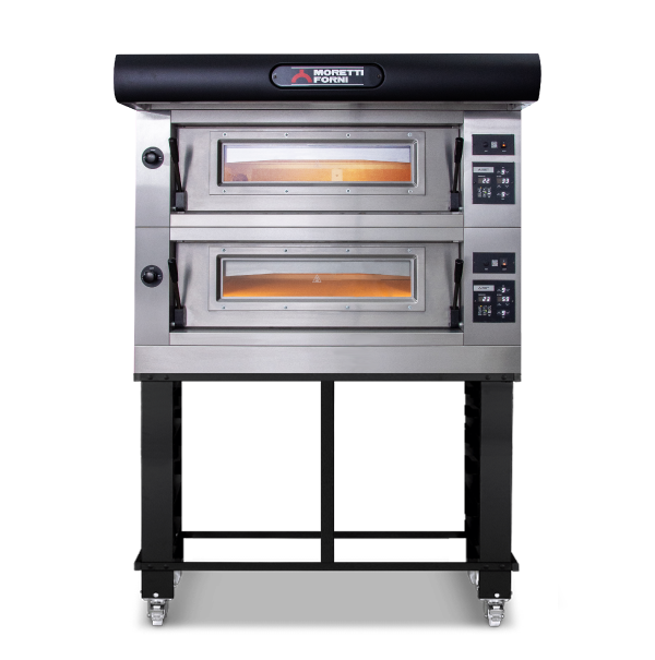 Moretti Forni Amalfi Double Deck Oven on Stand - 18 x 35cm Pizza