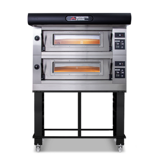 Moretti Forni Amalfi Double Deck Oven on Stand - 18 x 35cm Pizza - COMP C/2/S