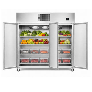 Thermaster 1500L Full-Width Three Solid Door Upright Fridge - SFWC1500