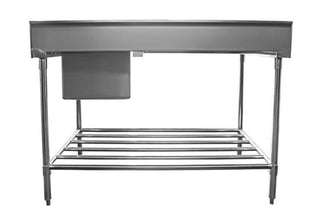 Mixrite Sink Bench with Splashback 1500 x 600 x 900 mm SS1615L