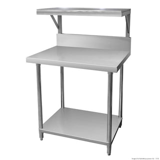 Modular Heavy Duty Salamander Bench With Shelf Braces - Modular Systems SMB-8-1200