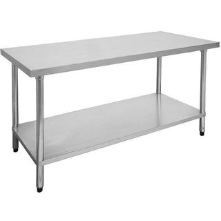 2NDs: Modular System Economic 304 Grade Stainless Steel Table 6 legs 2400-7-WB-NSW1864