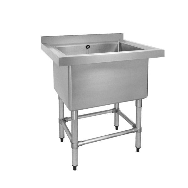 Stainless Steel Single Deep Pot Sink - Modular Systems 770-6-SSB