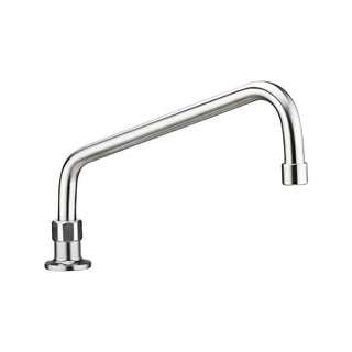 3Monkeez Stainless Steel Bench Mount (No Stops) with 12" Spout - T-3MHO12