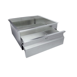 3Monkeez Stainless Steel Drawer with lock - SS DRAWER-L
