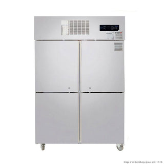 2NDs: TROPICAL Thermaster 4 x Half door SS Fridge SUC1000-NSW1730