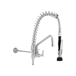 3Monkeez Compact Stainless Steel Pre Rinse Sub Assembly With Pot Filler12 Inch - T-3M2928-12-C