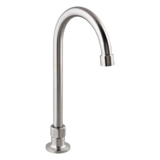 3Monkeez Stainless Steel Single Bench Mount (No Stops) with 12" Gooseneck Spout - T-3MHOG12