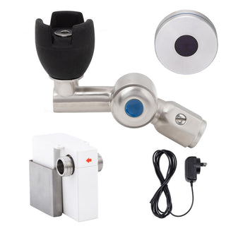 3Monkeez 45 Degree Silicone Mouthguard Bubbler with Hob-Mount Sensor Mains Operated - T-3MSS-BUBS45SM