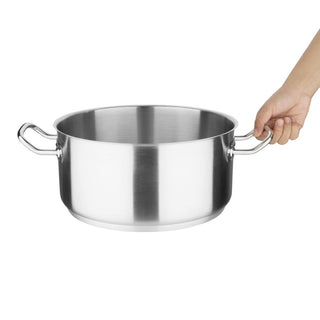 Stainless Steel Casserole Pan 7.5Ltr- Vogue T177