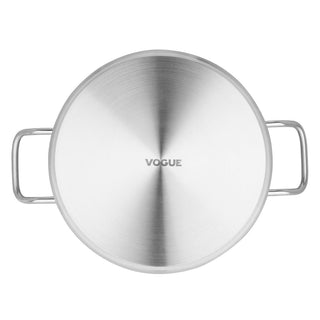 Stainless Steel Casserole Pan 7.5Ltr- Vogue T177