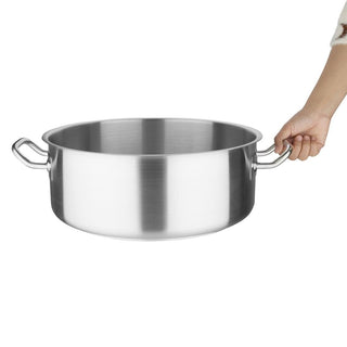 Stainless Steel Casserole Pan 13Ltr- Vogue T187