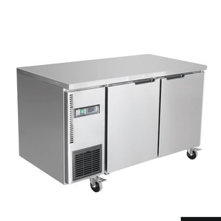 Thermaster Stainless Steel Double Door Workbench Fridge TS1200TN