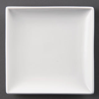 Olympia Whiteware Square Plates 240mm (12 Pack) - U155
