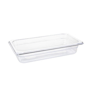 Vogue Clear Polycarbonate 1/3 Gastronorm Tray 65mm - U232