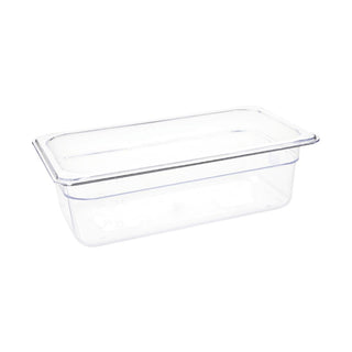 Vogue Clear Polycarbonate 1/3 Gastronorm Tray 100mm - U233