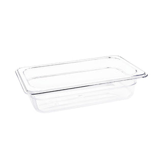 Vogue Clear Polycarbonate 1/4 Gastronorm Tray 65mm - U236