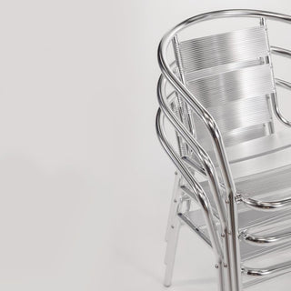 Aluminium Stacking Chairs 735mm- Bolero U419