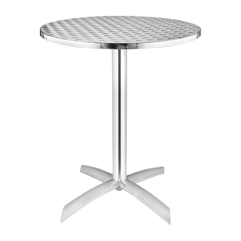 Flip-Top Table Stainless Steel 600mm- Bolero U423