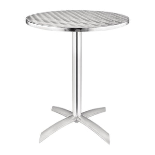 Flip-Top Table Stainless Steel 600mm- Bolero U423