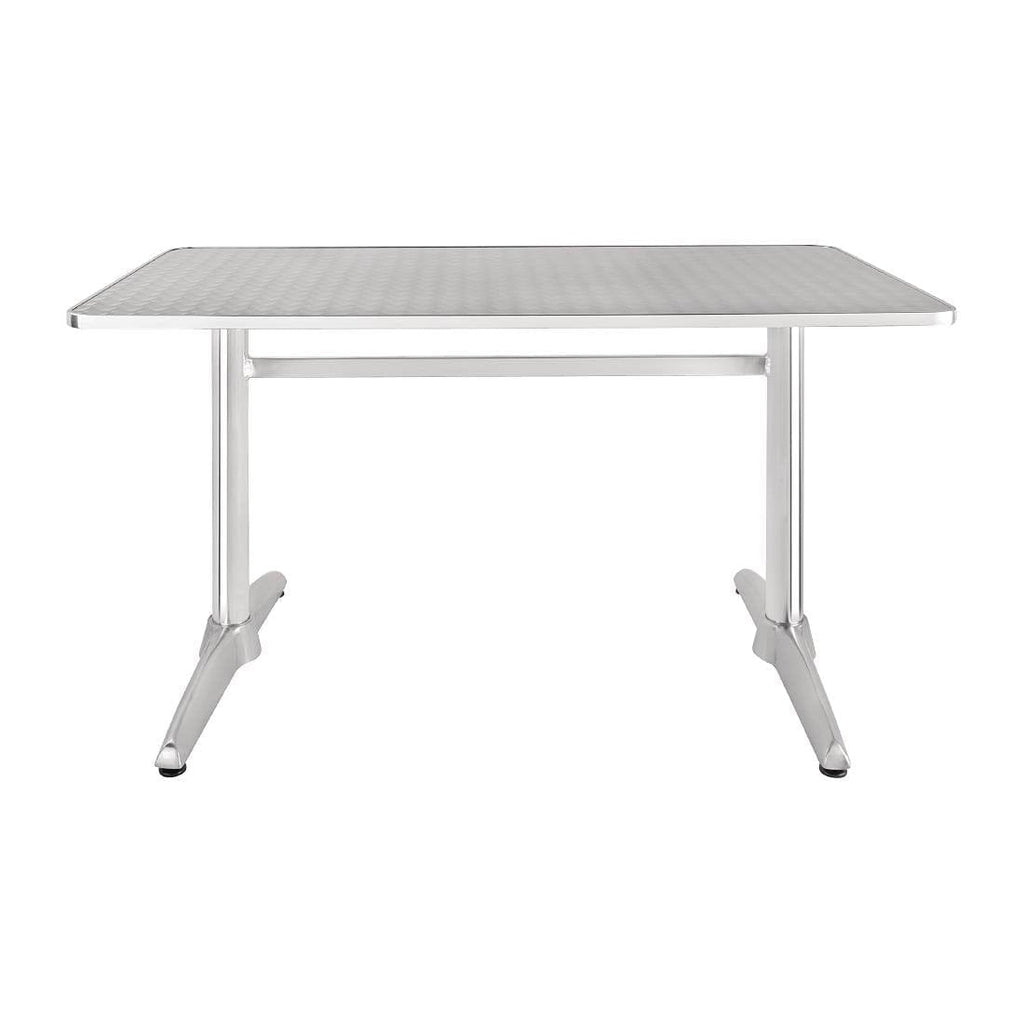 Double Pedestal Table Rectangular 600mm- Bolero U432