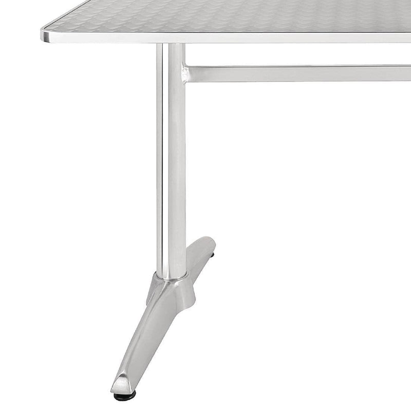 Double Pedestal Table Rectangular 600mm- Bolero U432