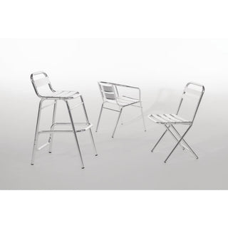 Aluminium Stacking Chairs 735mm- Bolero U419