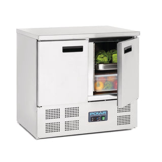 G-Series Double Door Counter Fridge 240Ltr- Polar U636-A