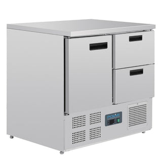 Polar G-Series One Door Two Drawer Counter Fridge 240Ltr - U637-A