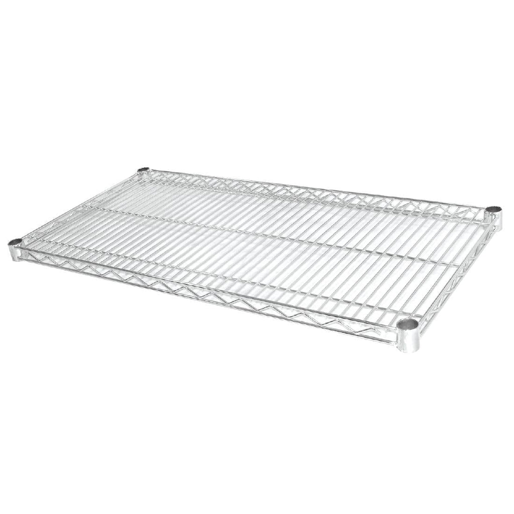 Chrome Wire Shelves 1220x457mm Pack of 2- Vogue U890