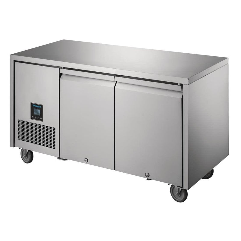 U-Series Premium Double Door Counter Freezer 267tr- Polar UA006-A