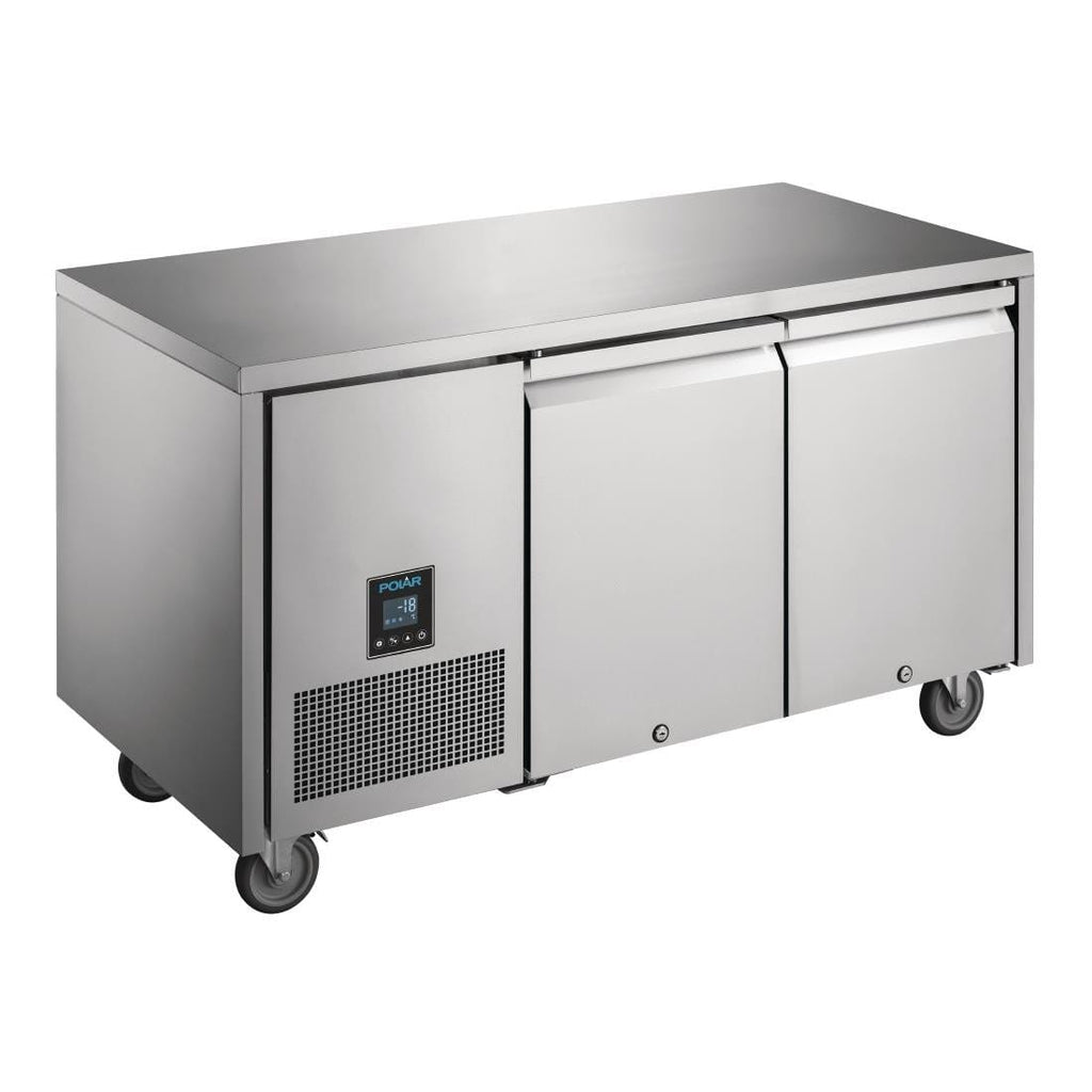 U-Series Premium Double Door Counter Freezer 267tr- Polar UA006-A