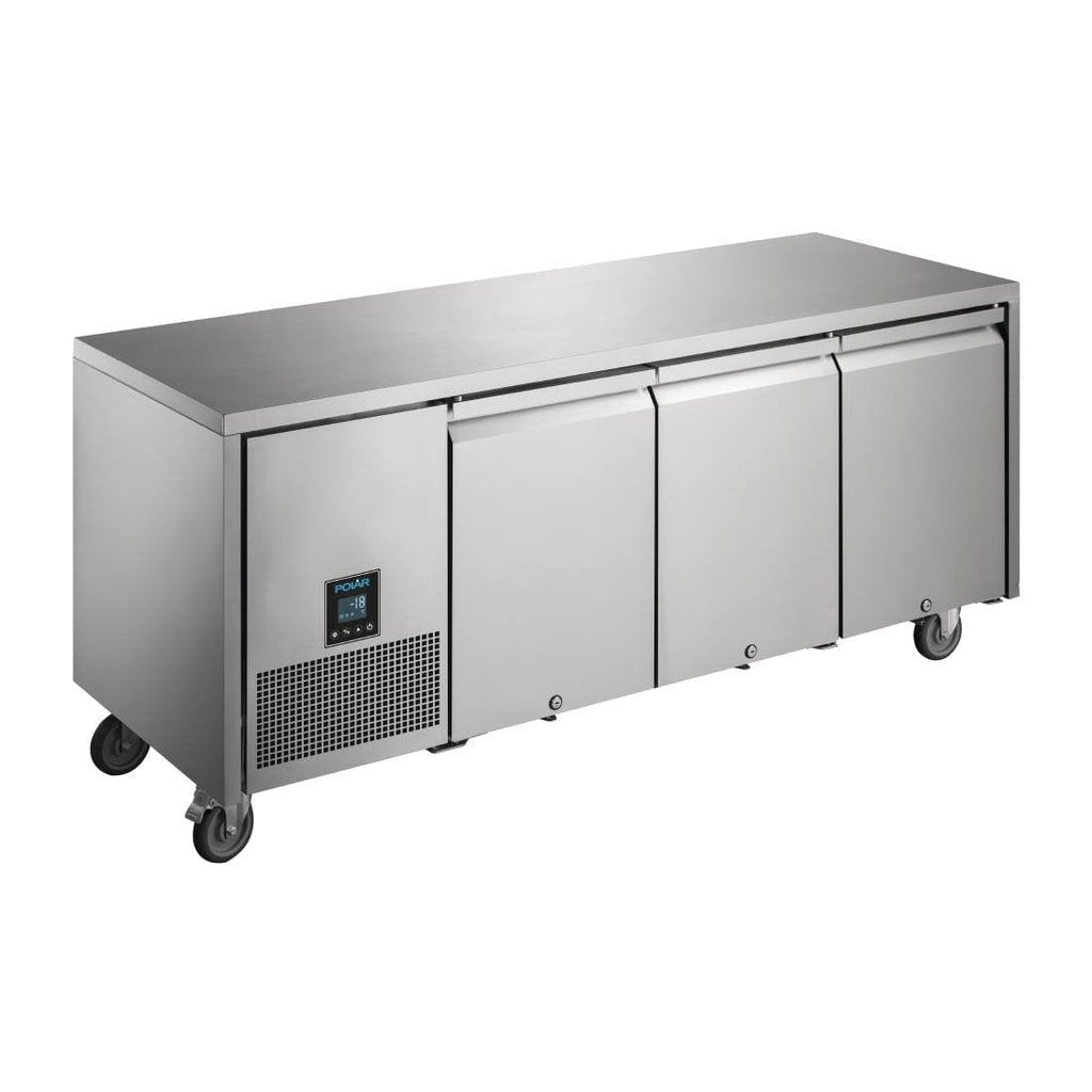 U-Series Premium Triple Door Counter Freezer 420Ltr- Polar UA008-A