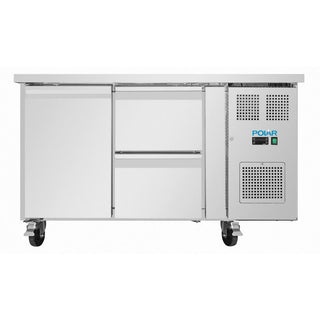 Polar U-Series One Door and Two Drawer Counter Fridge - UA108-A