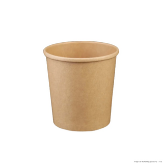 PakMax KRAFT 8oz Paper Deli Container - DELI-96-8K
