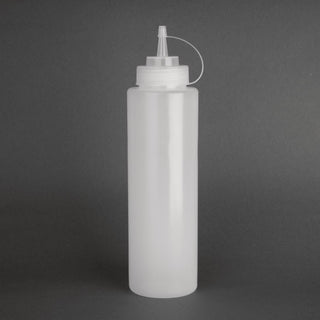 Vogue Clear Squeeze Sauce Bottle 994ml - W832