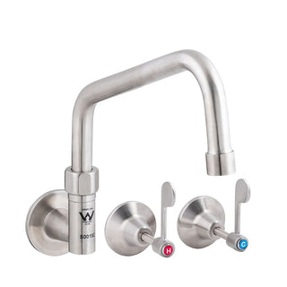 3Monkeez Wall Stops and Elbow with 6" Spout - T-3MCW06