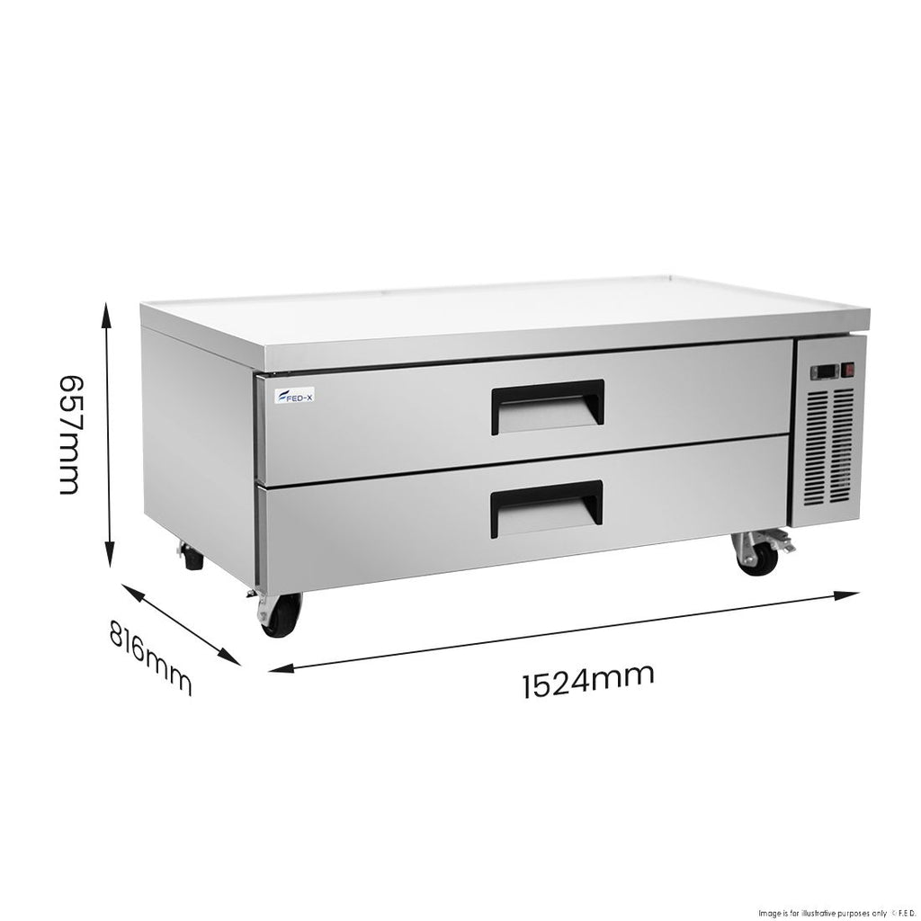 FED-X Chef Base Refrigerated Drawer Bench 360L XCB-60