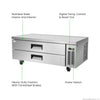 FED-X Chef Base Refrigerated Drawer Bench 360L XCB-60