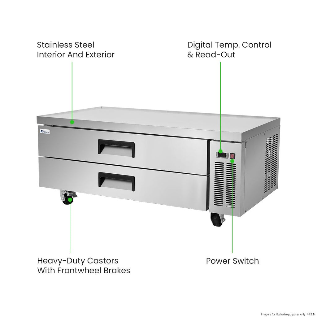 FED-X Chef Base Refrigerated Drawer Bench 360L XCB-60