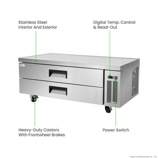 FED-X Chef Base Refrigerated Drawer Bench 360L XCB-60